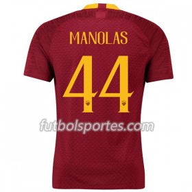 Camisetas AS Roma Manolas 44 Primera Equipacion 2018/2019